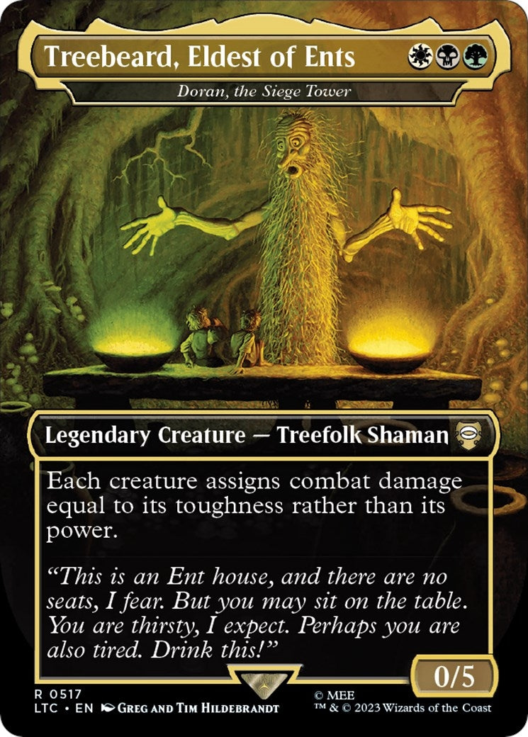Image for Treebeard, Eldest of Ents - Doran, the Siege Tower (Borderless) (Commander: The Lord of the Rings: Tales of Middle-earth) (517) - Magic: The Gathering