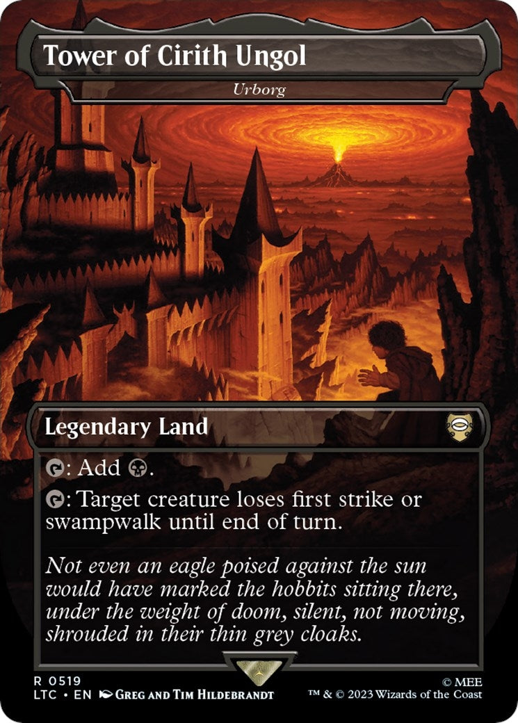 Image for Tower of Cirith Ungol - Urborg (Borderless) (Commander: The Lord of the Rings: Tales of Middle-earth) (519) - Magic: The Gathering