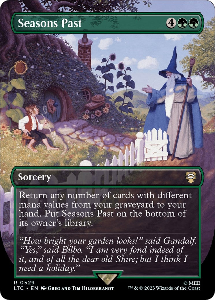 Image for Seasons Past (Borderless) (Commander: The Lord of the Rings: Tales of Middle-earth) (529) - Magic: The Gathering