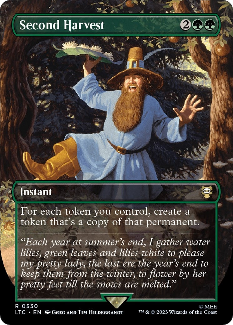 Image for Second Harvest (Borderless) (Commander: The Lord of the Rings: Tales of Middle-earth) (530) - Magic: The Gathering