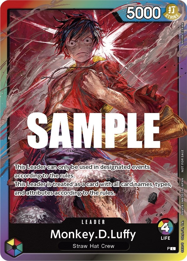 Image for Monkey.D.Luffy (Leader Pack) (Sealed Battle 2023 Vol. 1) (One Piece Promotion Cards) - One Piece Card Game