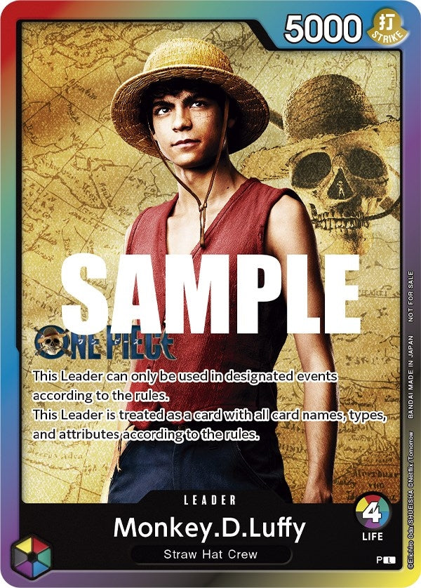 Image for Monkey.D.Luffy (Leader Pack - Live Action) (Sealed Battle 2023 Vol. 1) (One Piece Promotion Cards) - One Piece Card Game