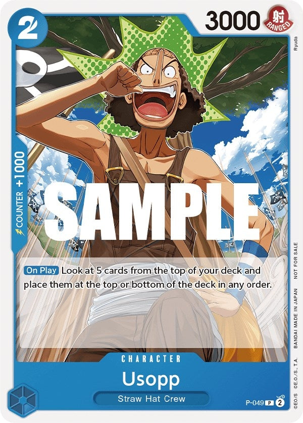 Image for Usopp (Sealed Battle Kit Vol. 1) (One Piece Promotion Cards) (P-049) - One Piece Card Game