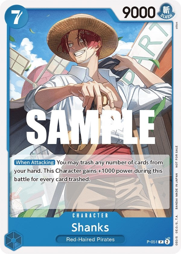 Image for Shanks (Sealed Battle Kit Vol. 1) (One Piece Promotion Cards) (P-051) - One Piece Card Game