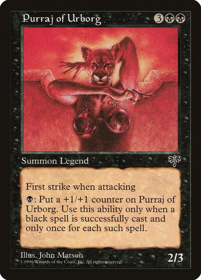 Image for Purraj of Urborg (Mirage) - Magic: The Gathering