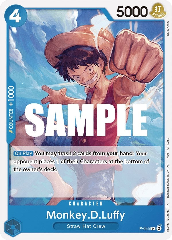 Image for Monkey.D.Luffy (055) (Sealed Battle Kit Vol. 1) (One Piece Promotion Cards) (P-055) - One Piece Card Game