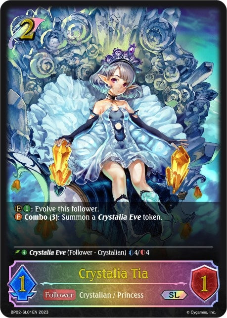 Image for Crystalia Tia (SL) (BP02: Reign of Bahamut) (BP02-SL01EN) - Shadowverse: Evolve