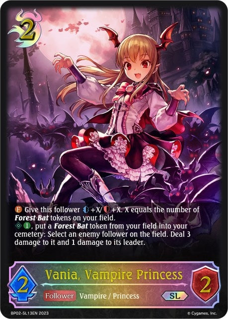 Image for Vania, Vampire Princess (SL) (BP02: Reign of Bahamut) (BP02-SL13EN) - Shadowverse: Evolve