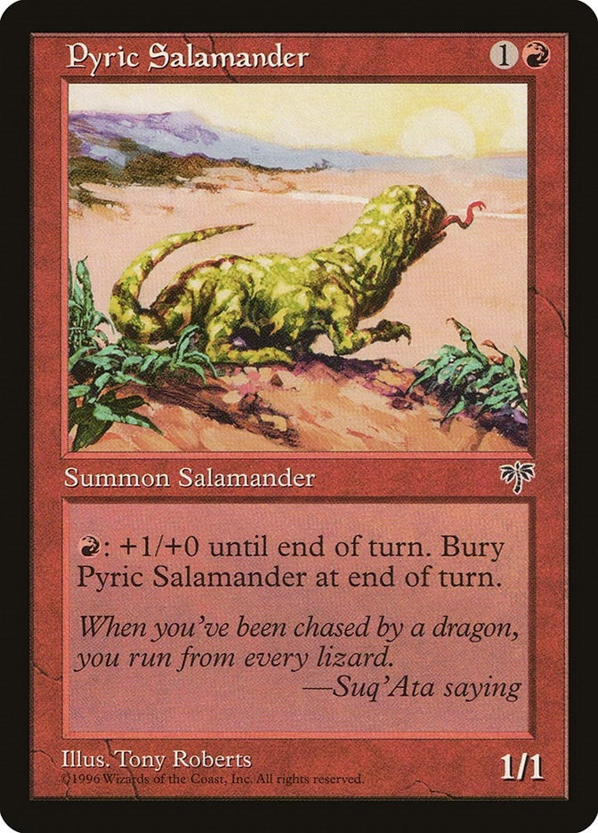 Image for Pyric Salamander (Mirage) - Magic: The Gathering