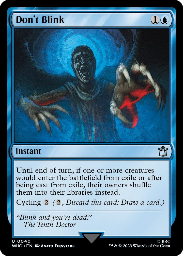 Image for Don't Blink (Universes Beyond: Doctor Who) (40) - Magic: The Gathering