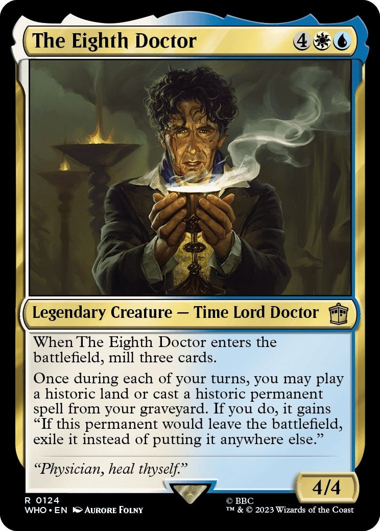 Image for The Eighth Doctor (Universes Beyond: Doctor Who) (124) - Magic: The Gathering
