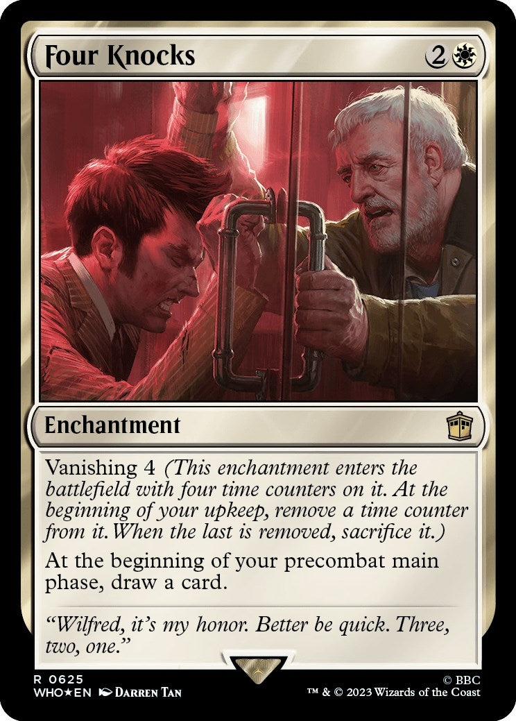 Image for Four Knocks (Surge Foil) (Universes Beyond: Doctor Who) (625) - Magic: The Gathering