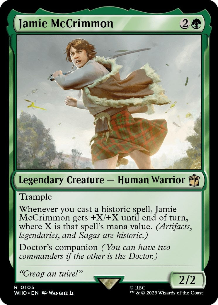 Image for Jamie McCrimmon (Universes Beyond: Doctor Who) (105) - Magic: The Gathering