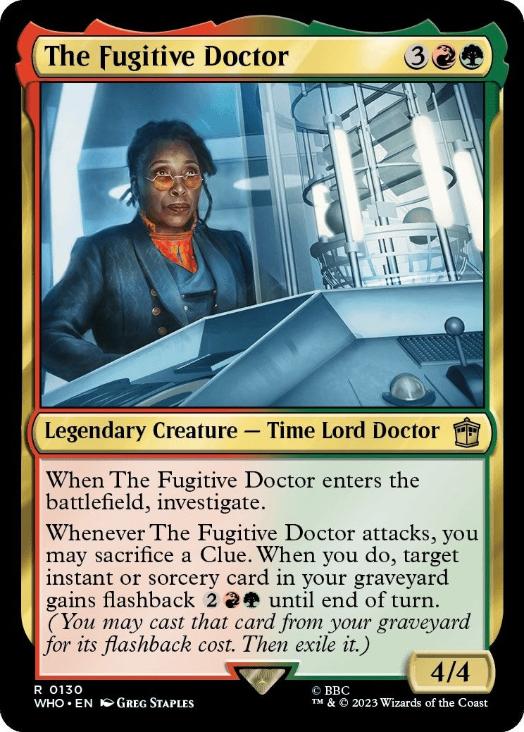 Image for The Fugitive Doctor (Universes Beyond: Doctor Who) (130) - Magic: The Gathering