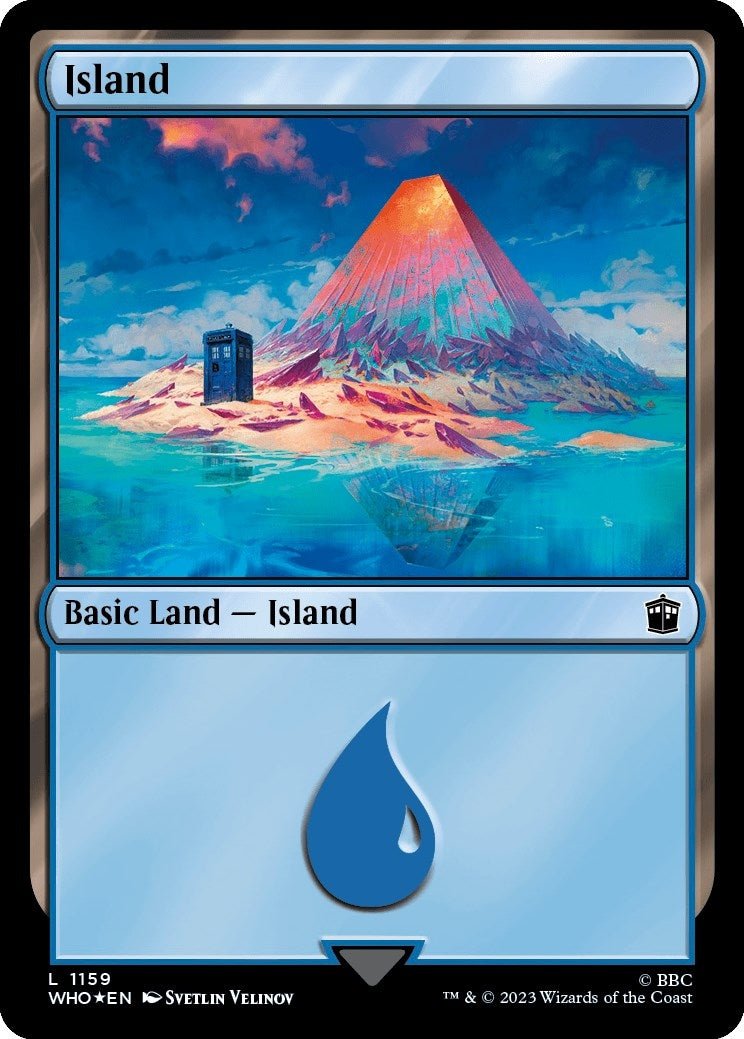Image for Island (1159) (Surge Foil) (Universes Beyond: Doctor Who) (1159) - Magic: The Gathering