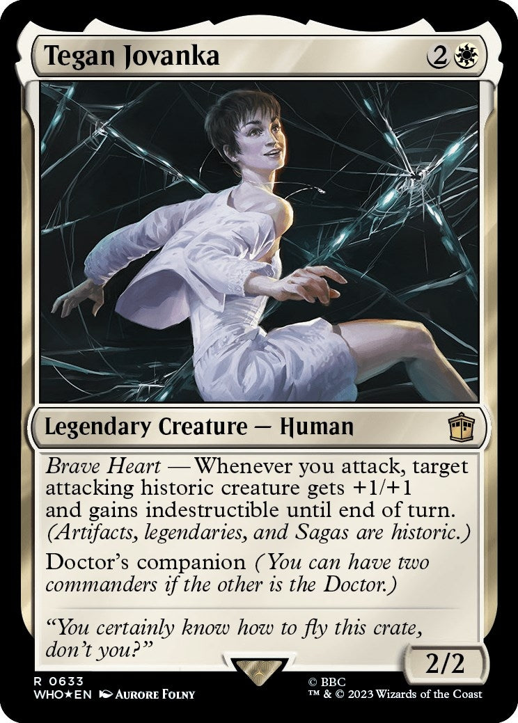 Image for Tegan Jovanka (Surge Foil) (Universes Beyond: Doctor Who) (633) - Magic: The Gathering