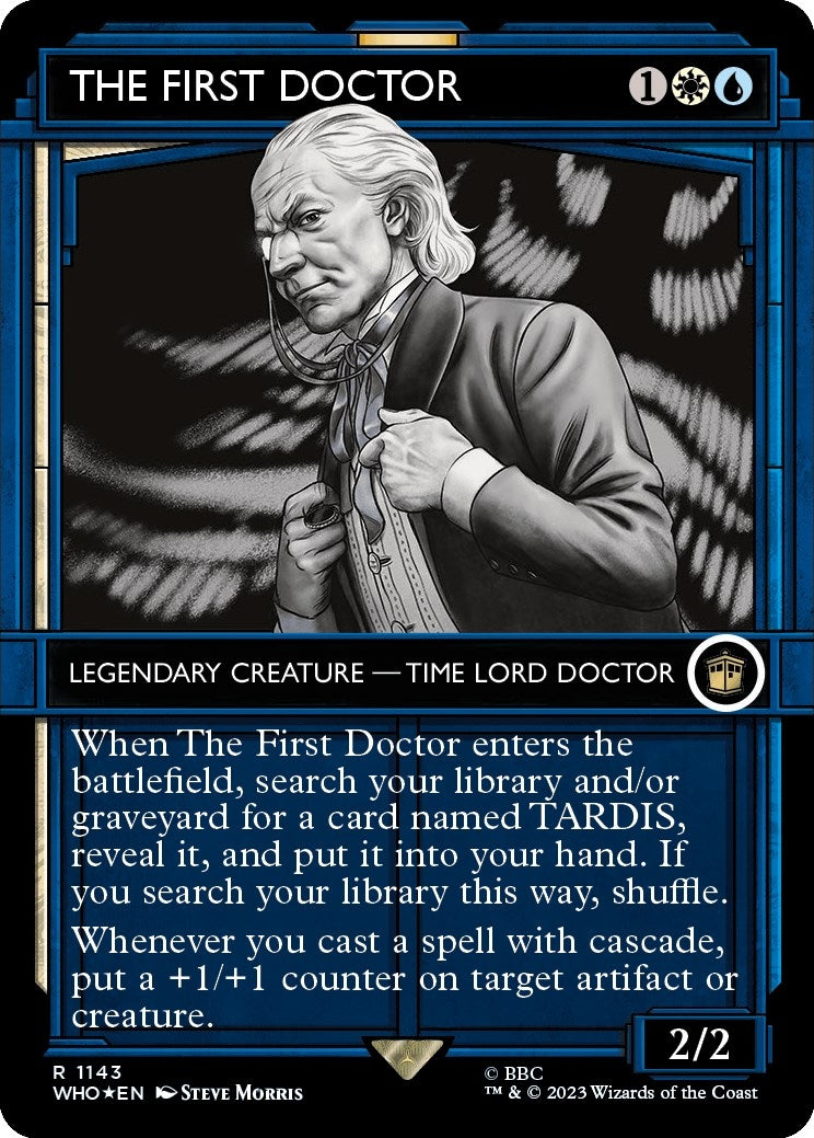 Image for The First Doctor (Showcase) (Surge Foil) (Universes Beyond: Doctor Who) (1143) - Magic: The Gathering