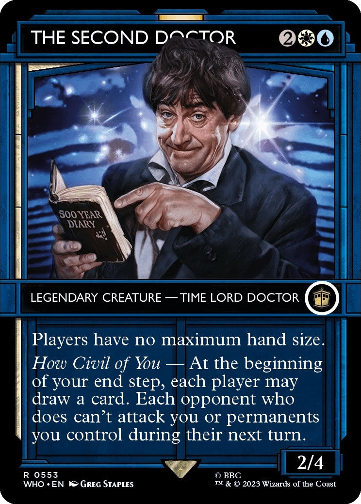 Image for The Second Doctor (Showcase) (Universes Beyond: Doctor Who) (553) - Magic: The Gathering