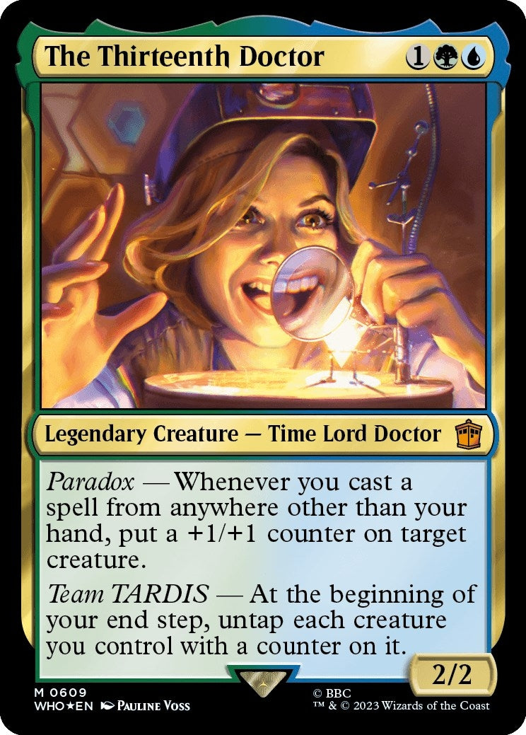 Image for The Thirteenth Doctor (Surge Foil) (Universes Beyond: Doctor Who) (609) - Magic: The Gathering