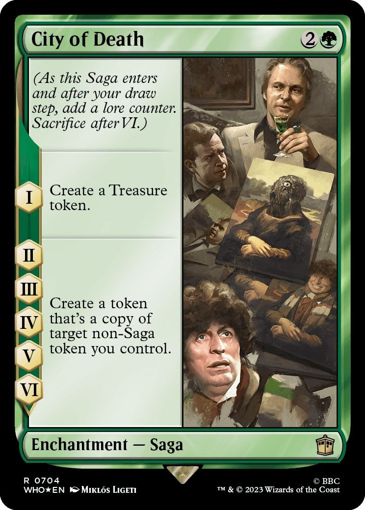 Image for City of Death (Surge Foil) (Universes Beyond: Doctor Who) (704) - Magic: The Gathering