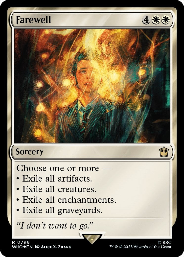 Image for Farewell (Surge Foil) (Universes Beyond: Doctor Who) (798) - Magic: The Gathering