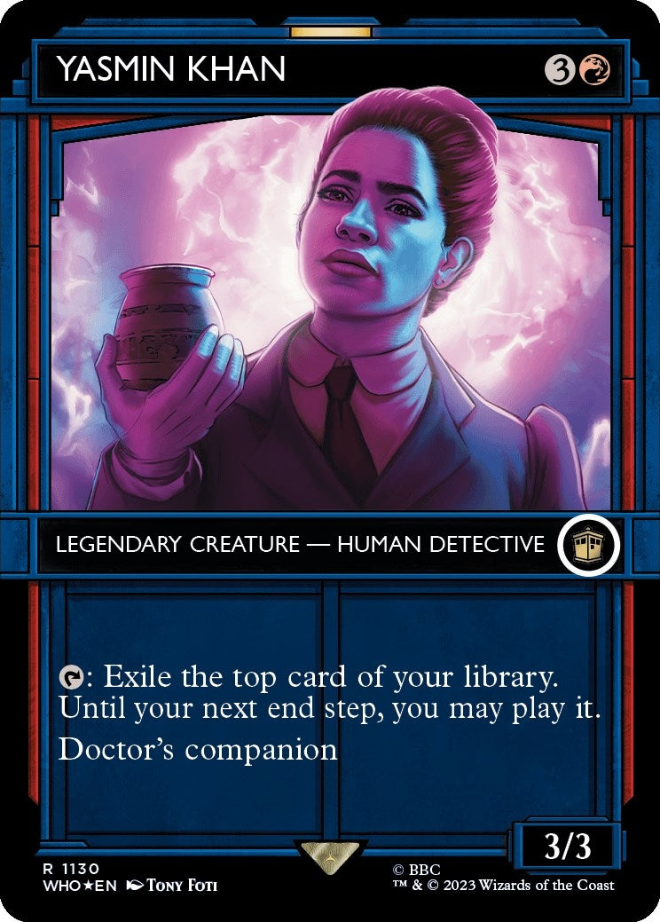 Image for Yasmin Khan (Showcase) (Surge Foil) (Universes Beyond: Doctor Who) (1130) - Magic: The Gathering