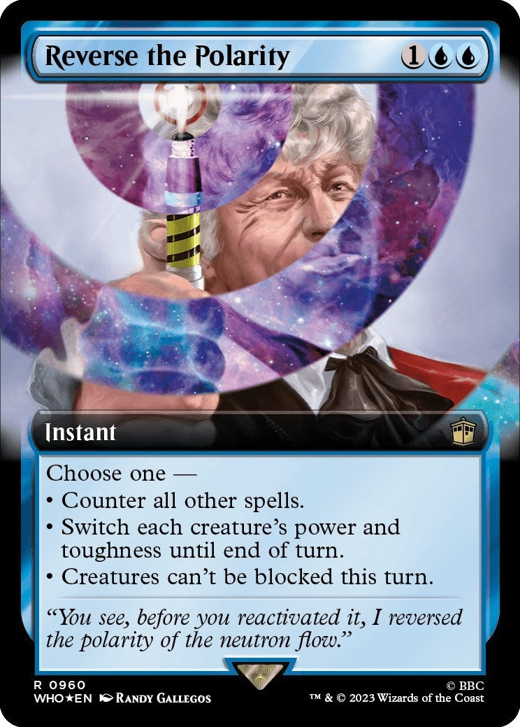 Image for Reverse the Polarity (Extended Art) (Surge Foil) (Universes Beyond: Doctor Who) (960) - Magic: The Gathering