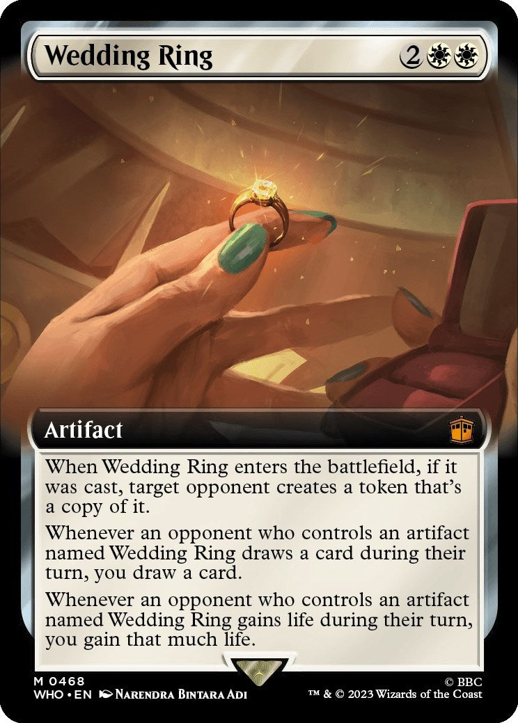 Image for Wedding Ring (Extended Art) (Universes Beyond: Doctor Who) (468) - Magic: The Gathering