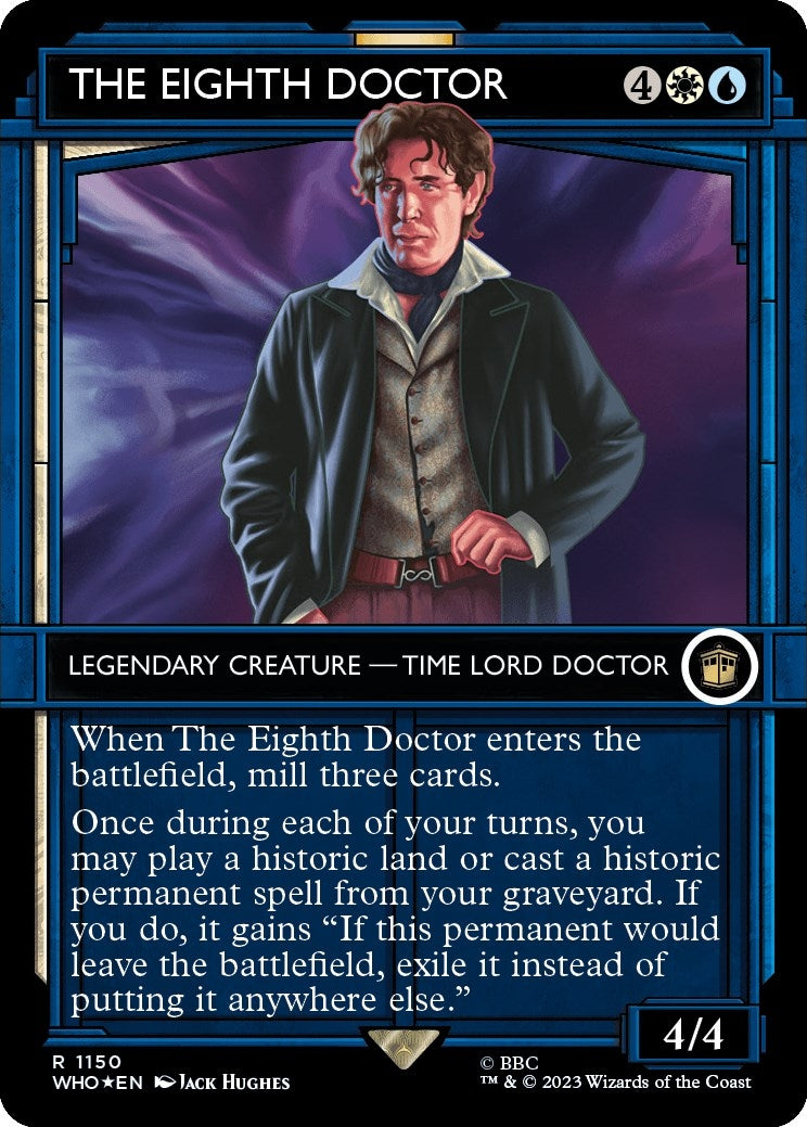 Image for The Eighth Doctor (Showcase) (Surge Foil) (Universes Beyond: Doctor Who) (1150) - Magic: The Gathering
