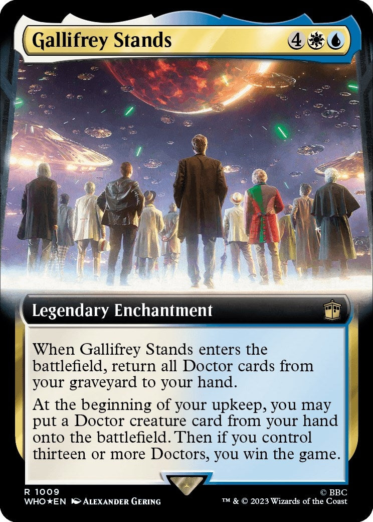 Image for Gallifrey Stands (Extended Art) (Surge Foil) (Universes Beyond: Doctor Who) (1009) - Magic: The Gathering