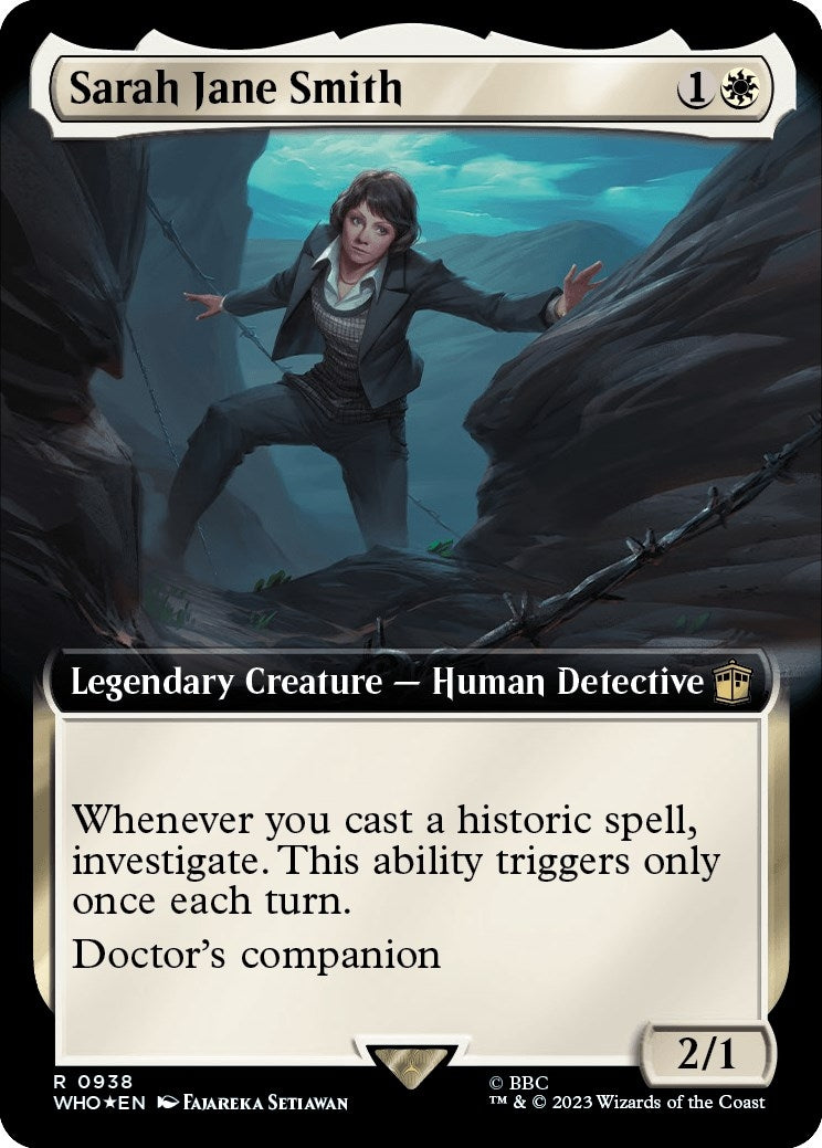 Image for Sarah Jane Smith (Extended Art) (Surge Foil) (Universes Beyond: Doctor Who) (938) - Magic: The Gathering
