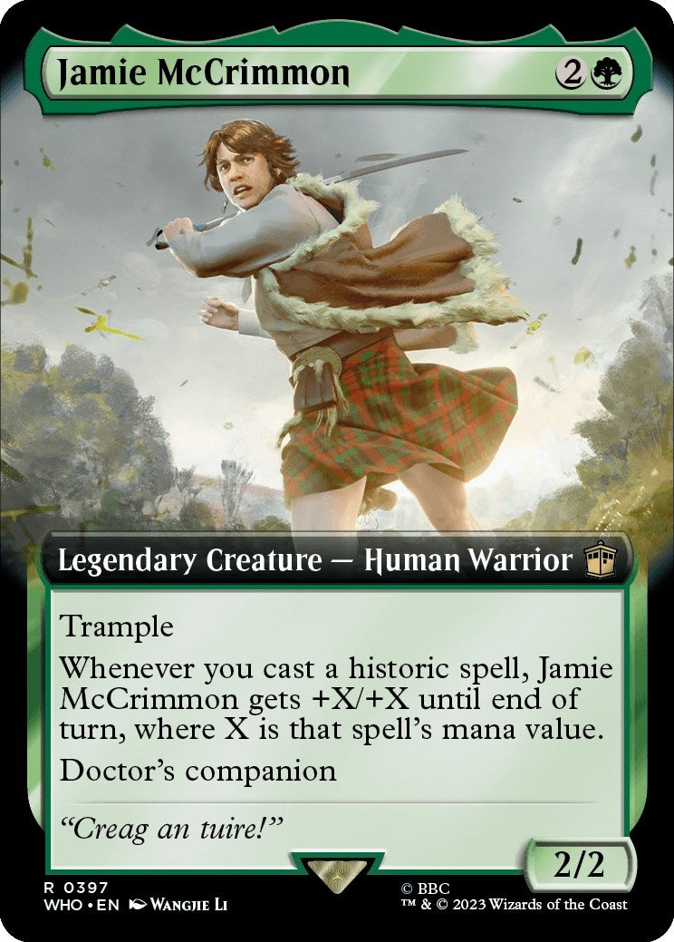 Image for Jamie McCrimmon (Extended Art) (Universes Beyond: Doctor Who) (397) - Magic: The Gathering
