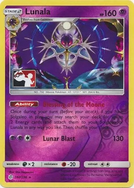 Image for Lunala (League & Championship Cards) (102/236) - Pokemon