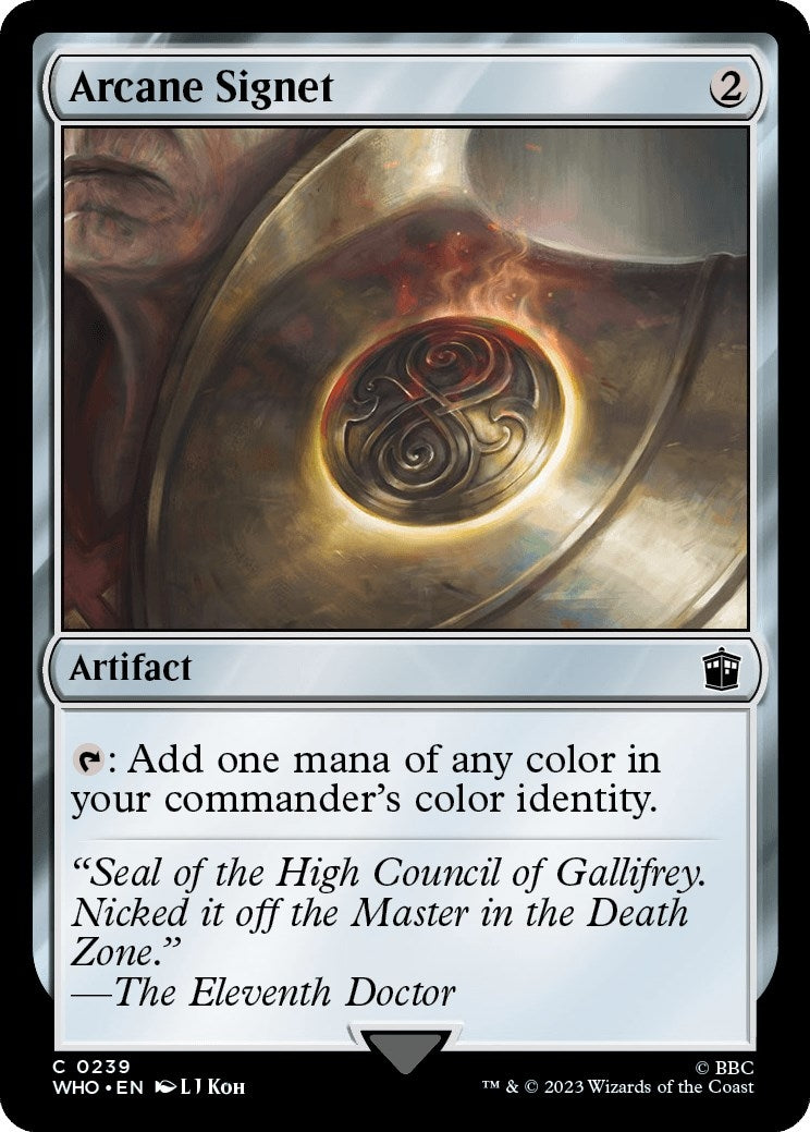Image for Arcane Signet (Universes Beyond: Doctor Who) (239) - Magic: The Gathering