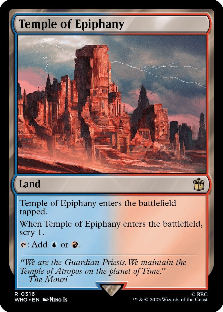 Image for Temple of Epiphany (Universes Beyond: Doctor Who) (316) - Magic: The Gathering