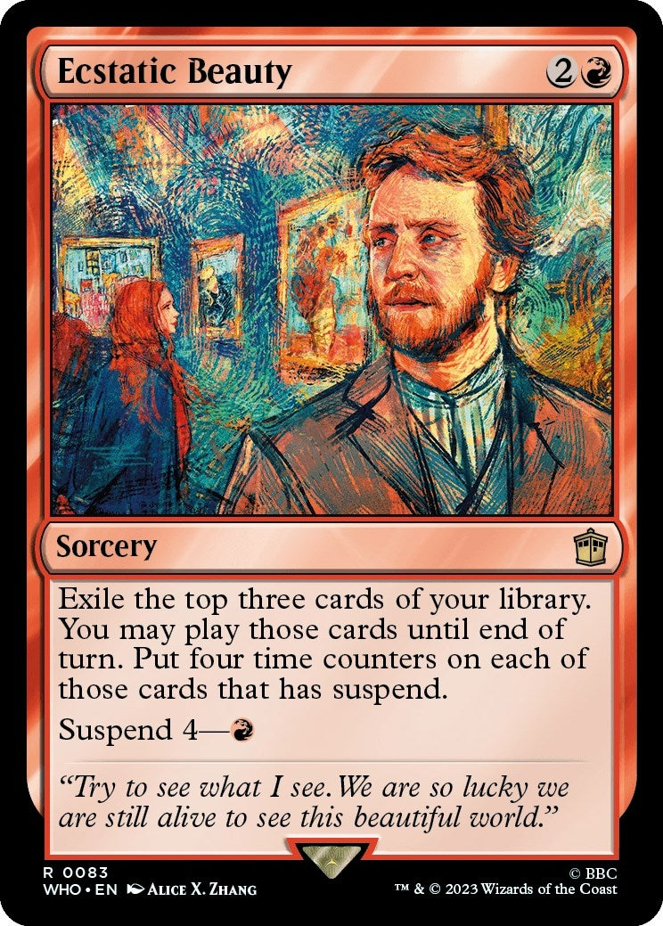 Image for Ecstatic Beauty (Universes Beyond: Doctor Who) (83) - Magic: The Gathering