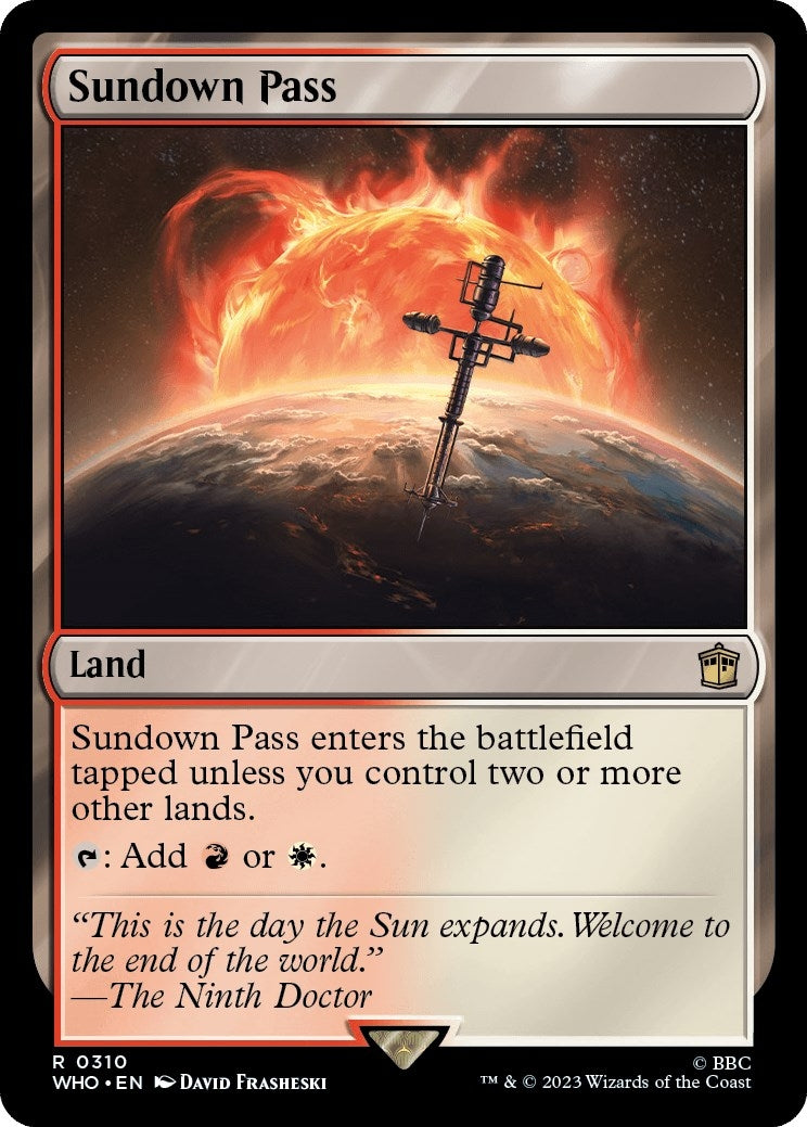 Image for Sundown Pass (Universes Beyond: Doctor Who) (310) - Magic: The Gathering