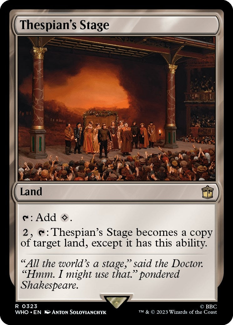 Image for Thespian's Stage (Universes Beyond: Doctor Who) (323) - Magic: The Gathering
