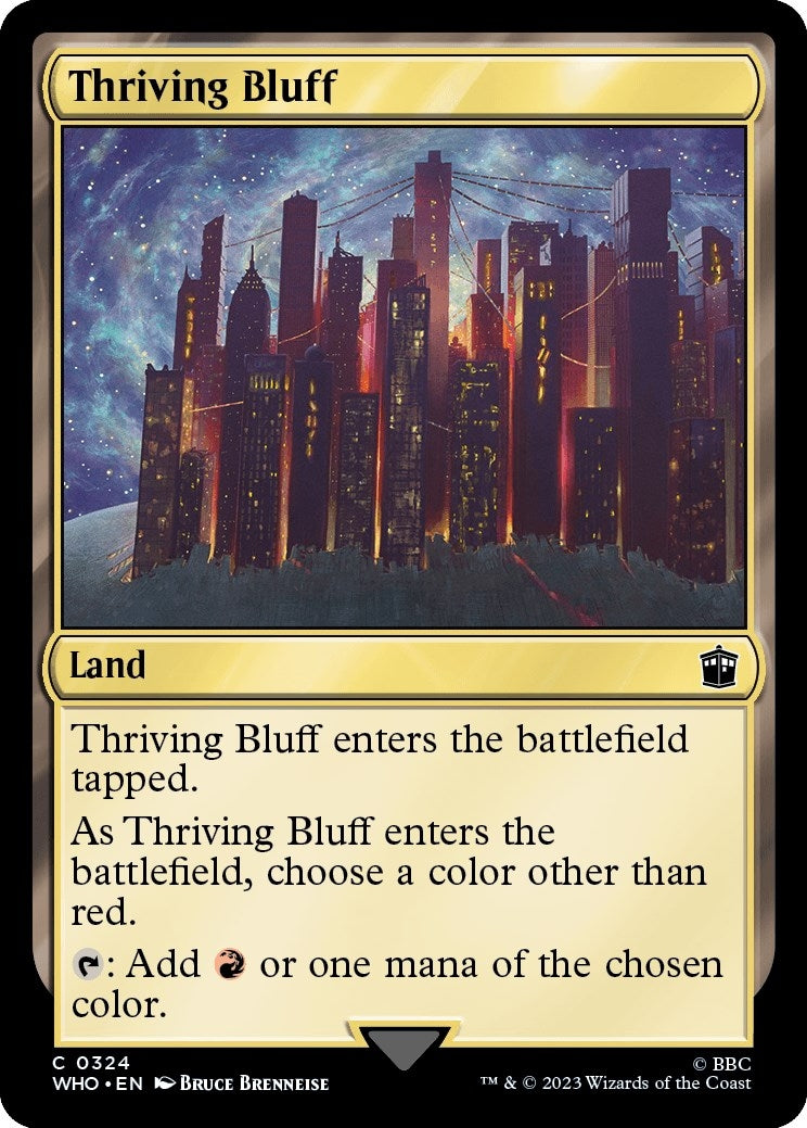Image for Thriving Bluff (Universes Beyond: Doctor Who) (324) - Magic: The Gathering