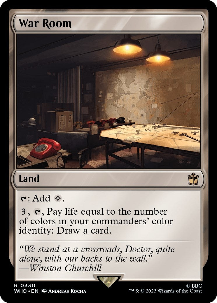 Image for War Room (Universes Beyond: Doctor Who) (330) - Magic: The Gathering