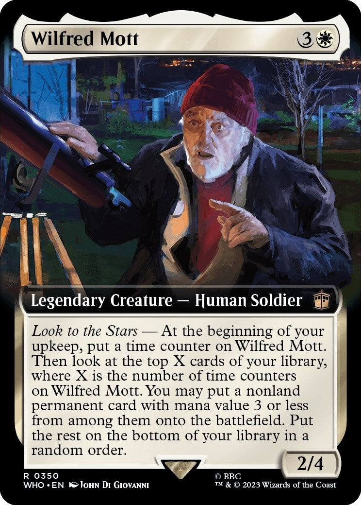 Image for Wilfred Mott (Extended Art) (Universes Beyond: Doctor Who) (350) - Magic: The Gathering