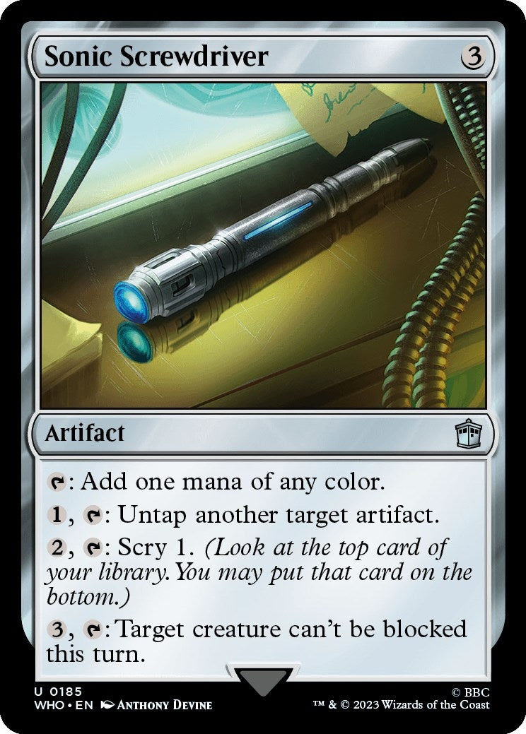 Image for Sonic Screwdriver (0185) (Universes Beyond: Doctor Who) (185) - Magic: The Gathering