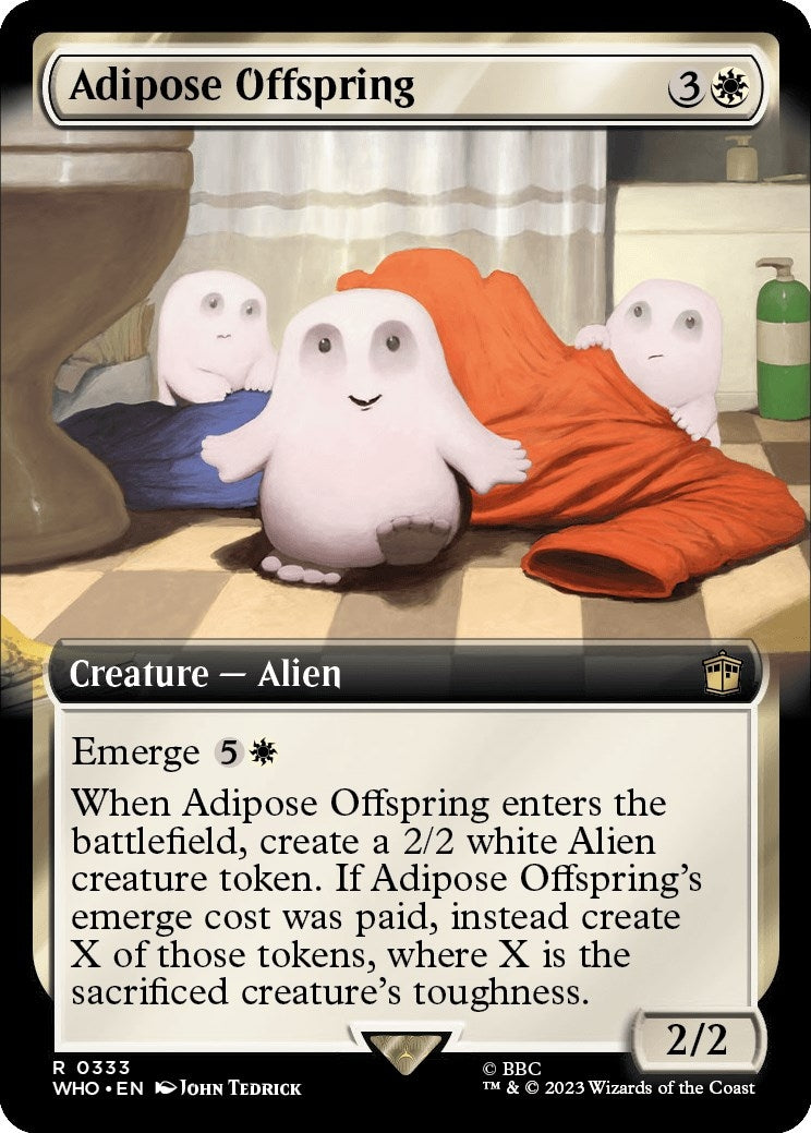 Image for Adipose Offspring (Extended Art) (Universes Beyond: Doctor Who) (333) - Magic: The Gathering