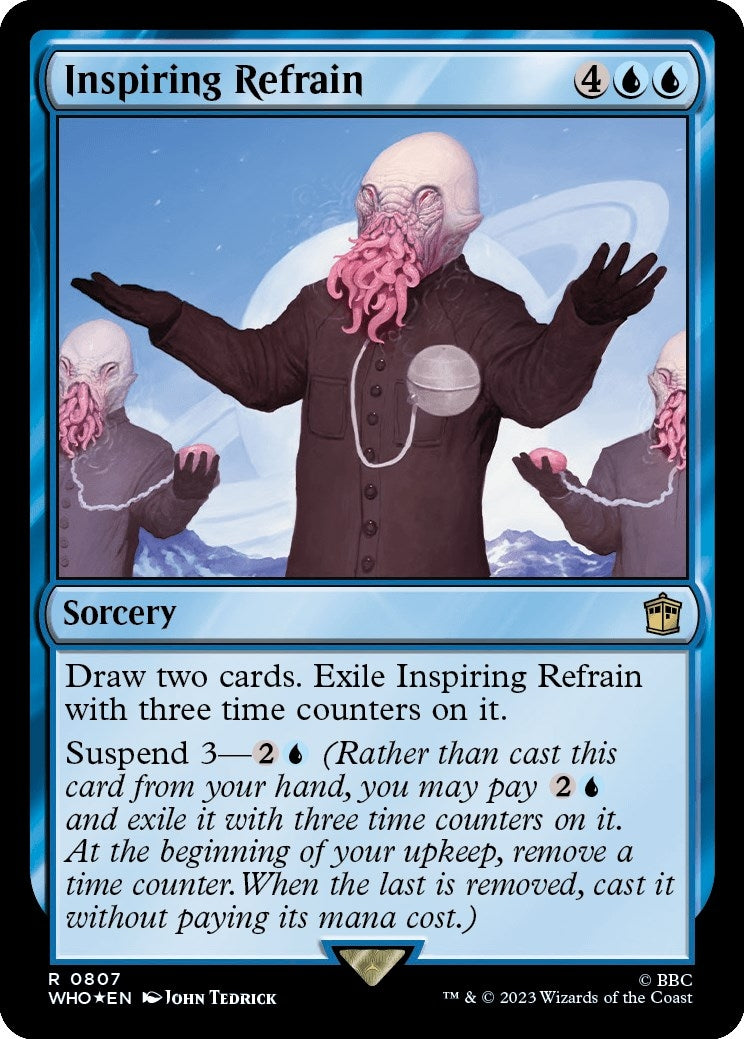 Image for Inspiring Refrain (Surge Foil) (Universes Beyond: Doctor Who) (807) - Magic: The Gathering