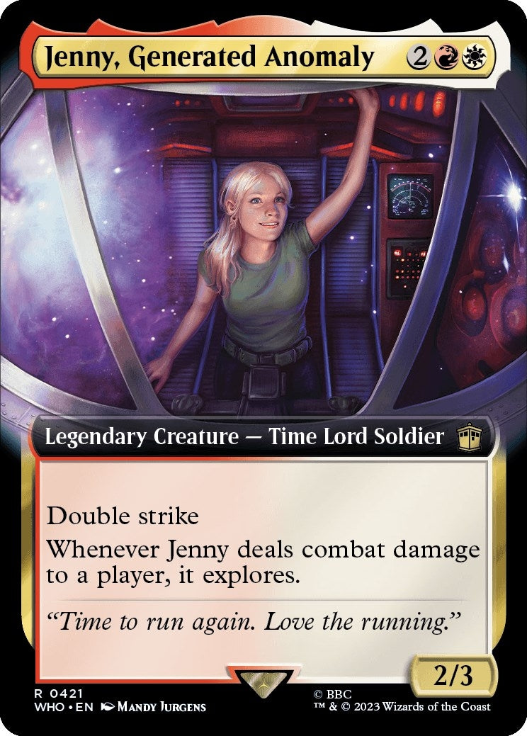 Image for Jenny, Generated Anomaly (Extended Art) (Universes Beyond: Doctor Who) (421) - Magic: The Gathering