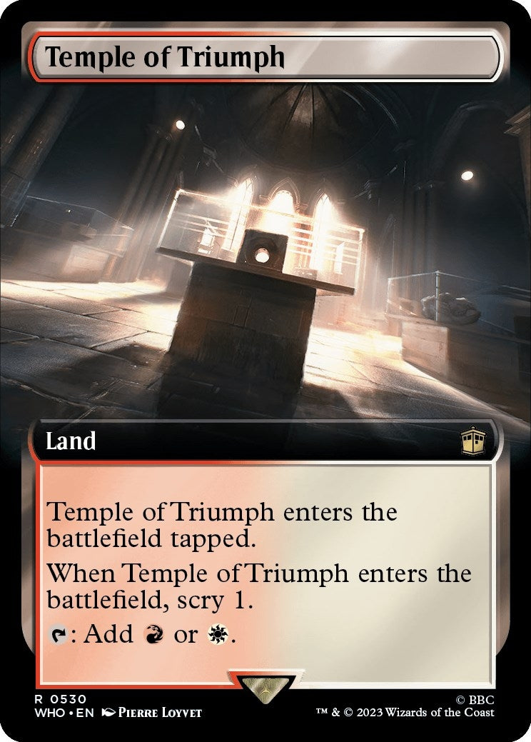 Image for Temple of Triumph (Extended Art) (Universes Beyond: Doctor Who) (530) - Magic: The Gathering