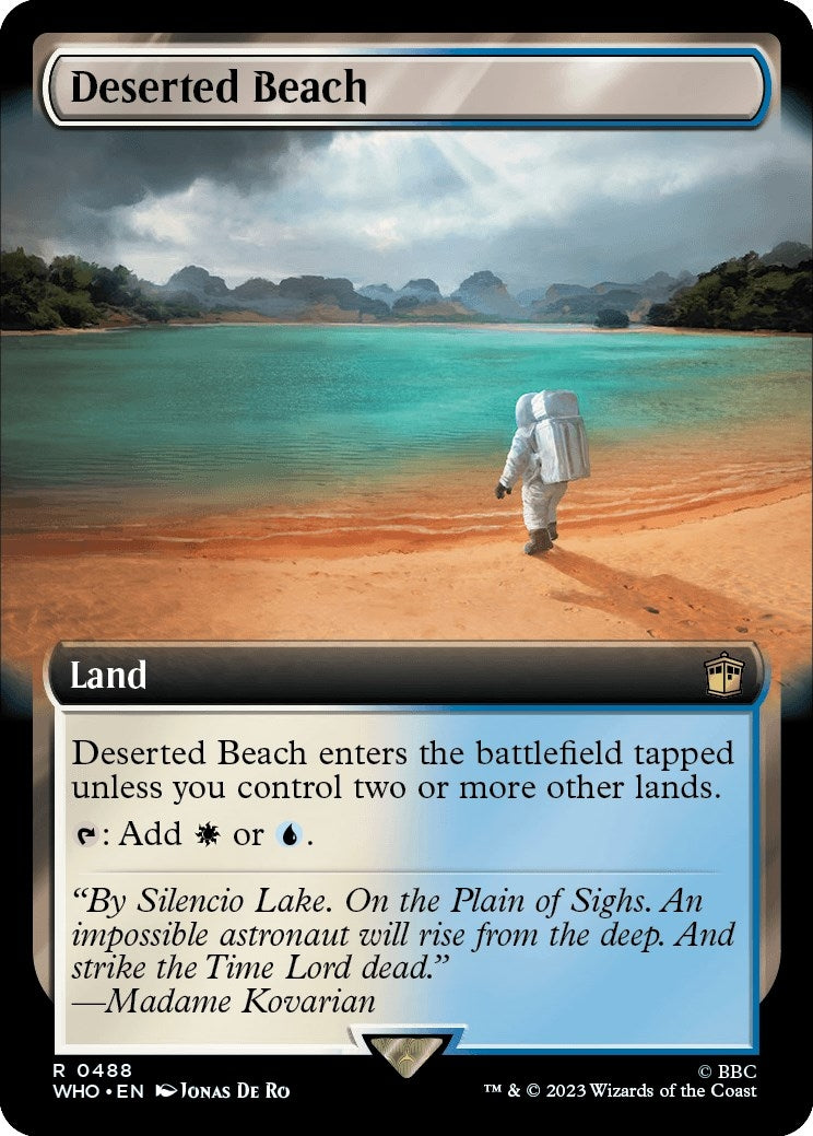 Image for Deserted Beach (Extended Art) (Universes Beyond: Doctor Who) (488) - Magic: The Gathering