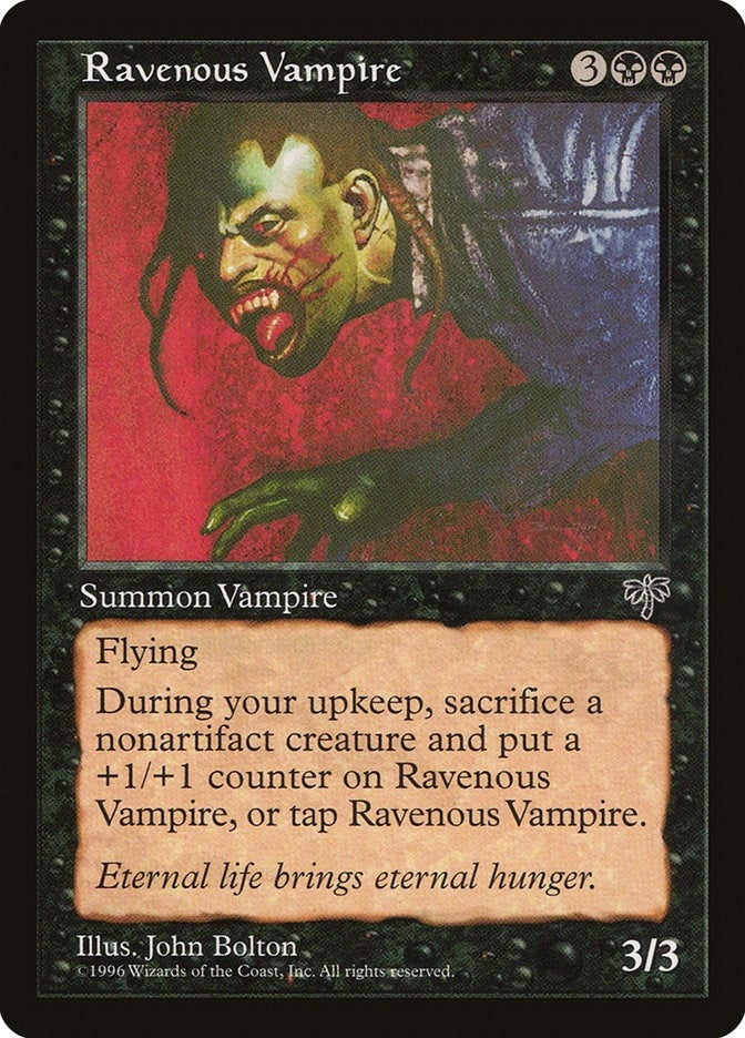 Image for Ravenous Vampire (Mirage) - Magic: The Gathering