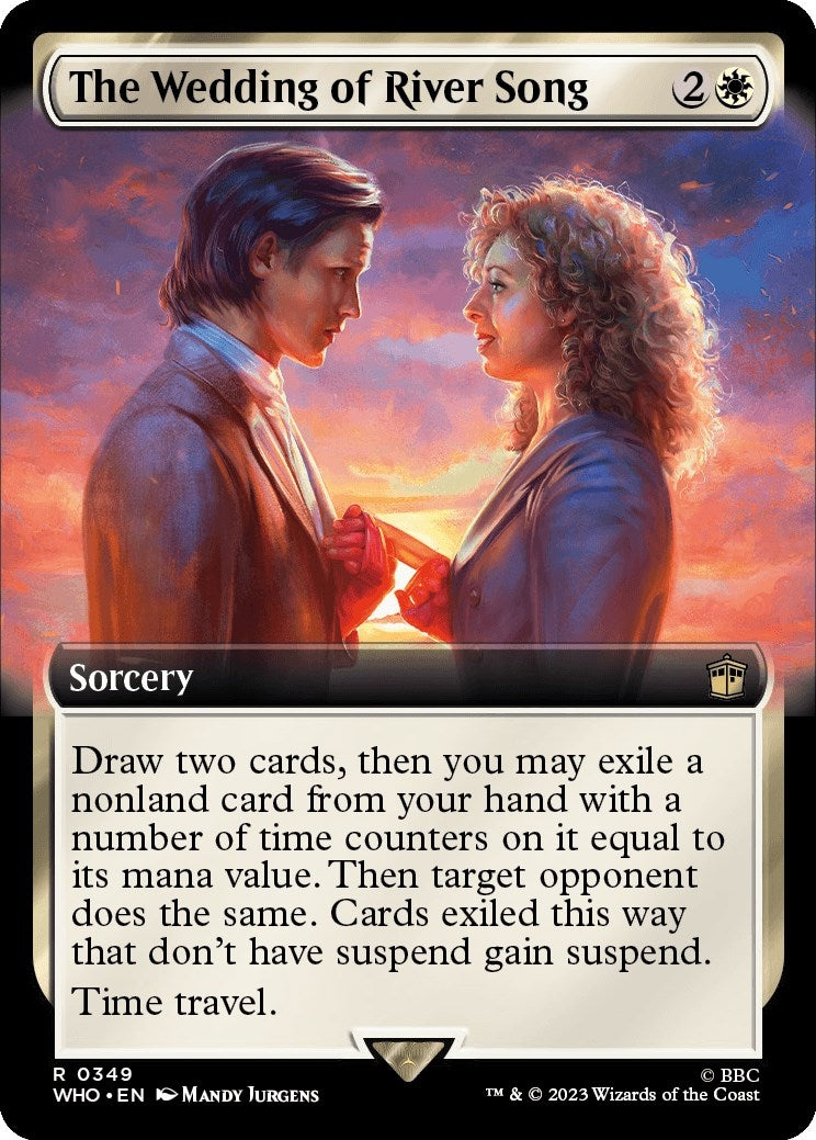 Image for The Wedding of River Song (Extended Art) (Universes Beyond: Doctor Who) (349) - Magic: The Gathering