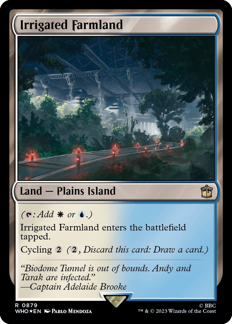 Image for Irrigated Farmland (Surge Foil) (Universes Beyond: Doctor Who) (879) - Magic: The Gathering
